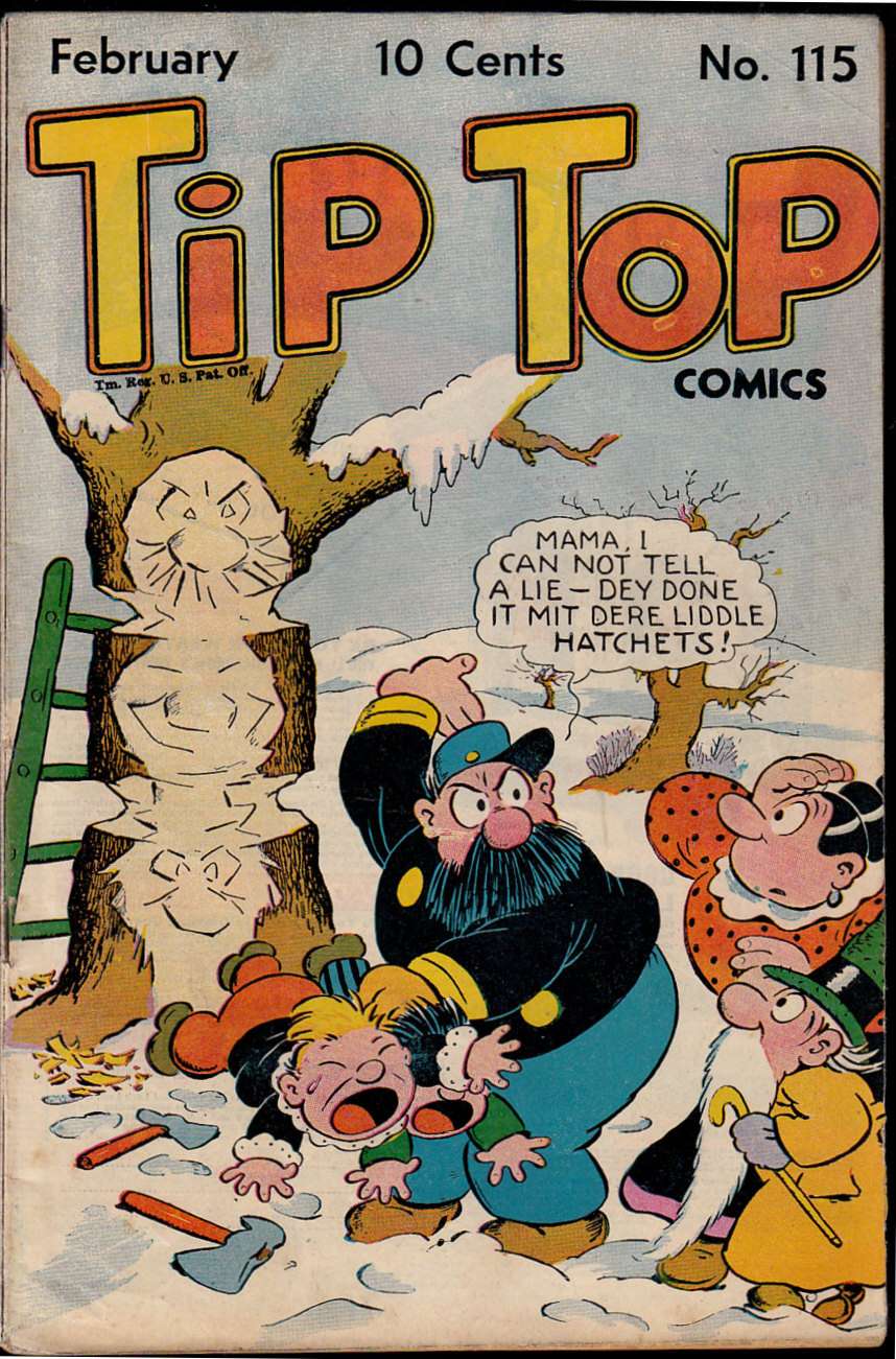 Comic Book Cover For Tip Top Comics 115