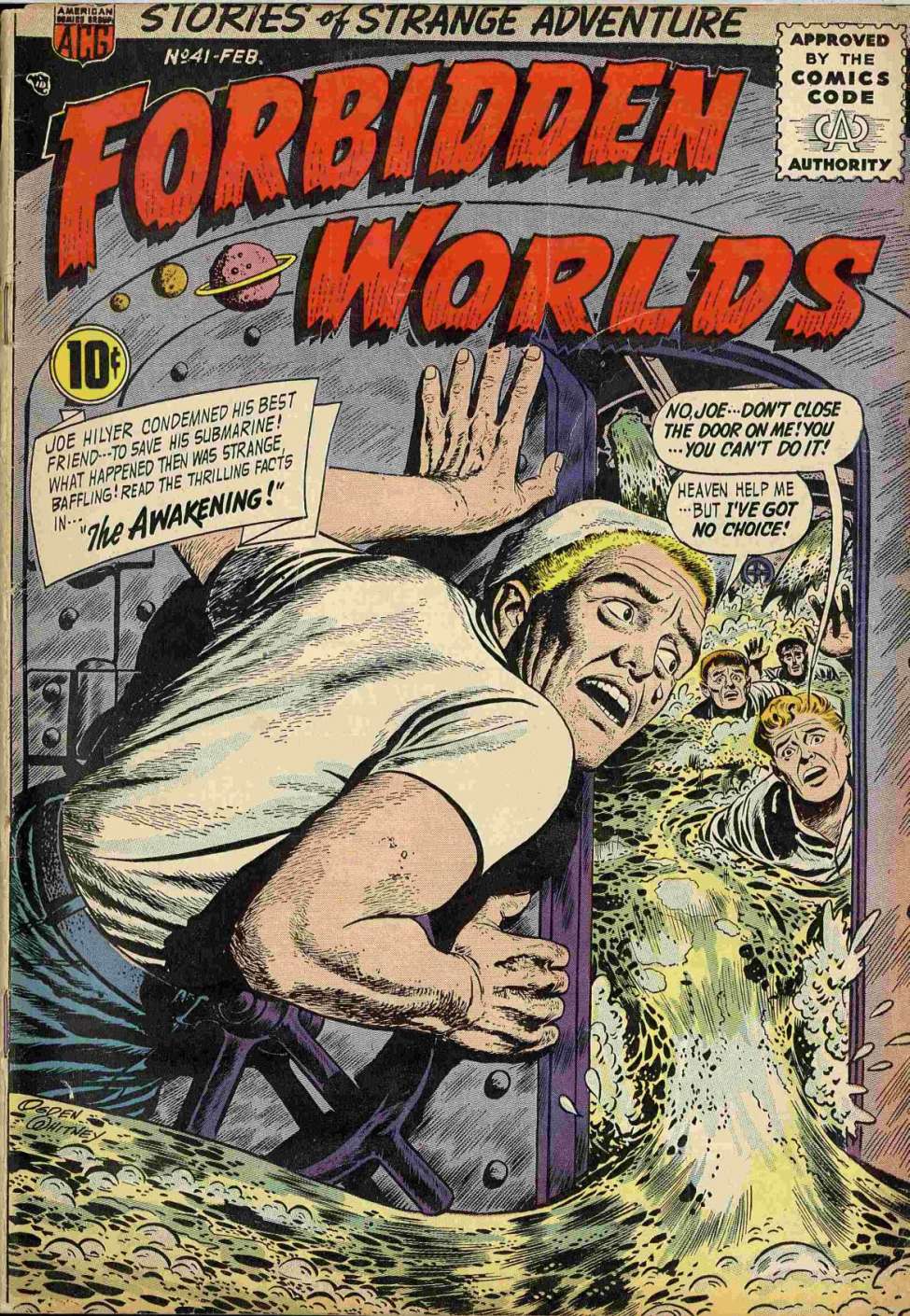 Comic Book Cover For Forbidden Worlds 41
