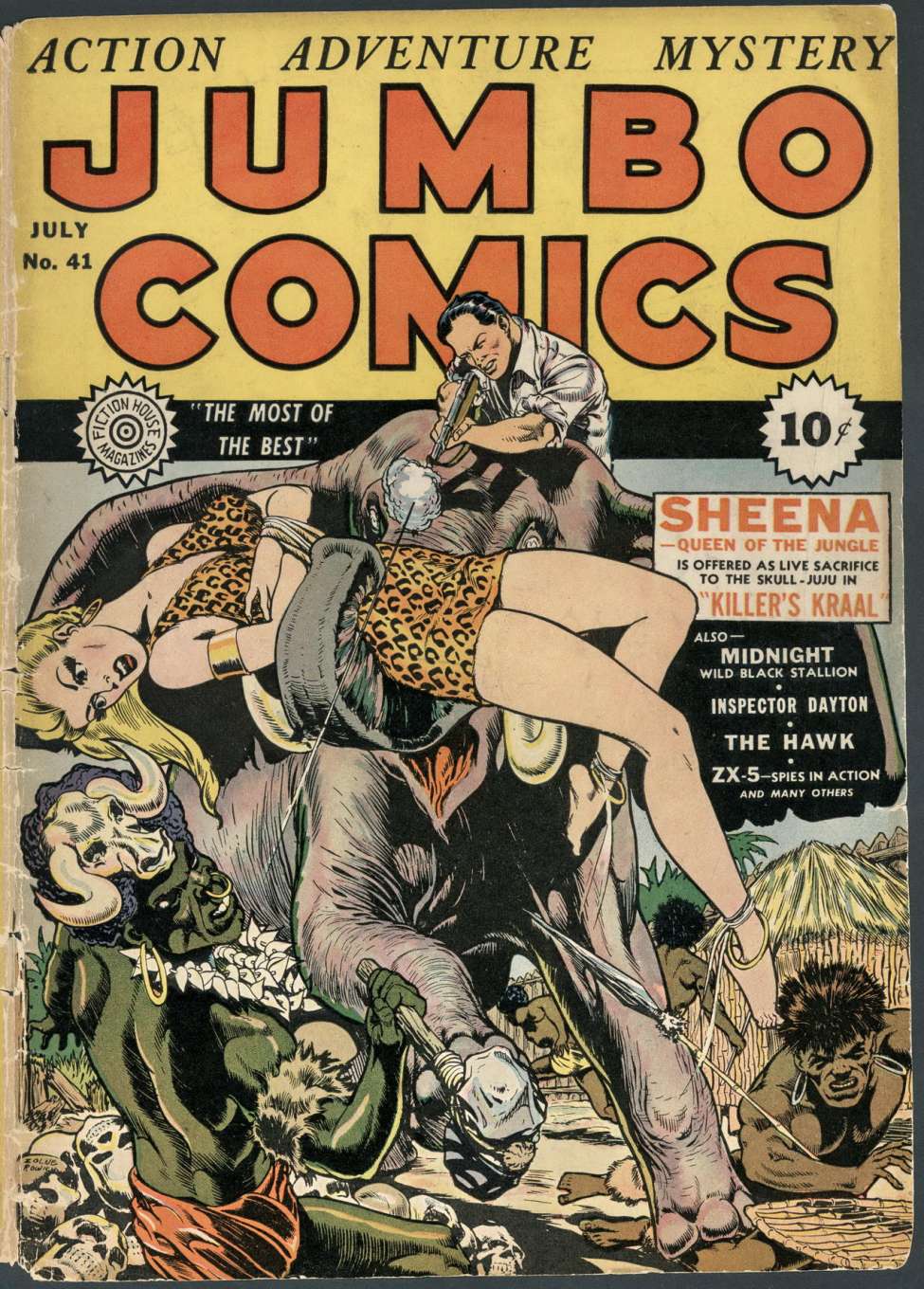 Comic Book Cover For Jumbo Comics 41