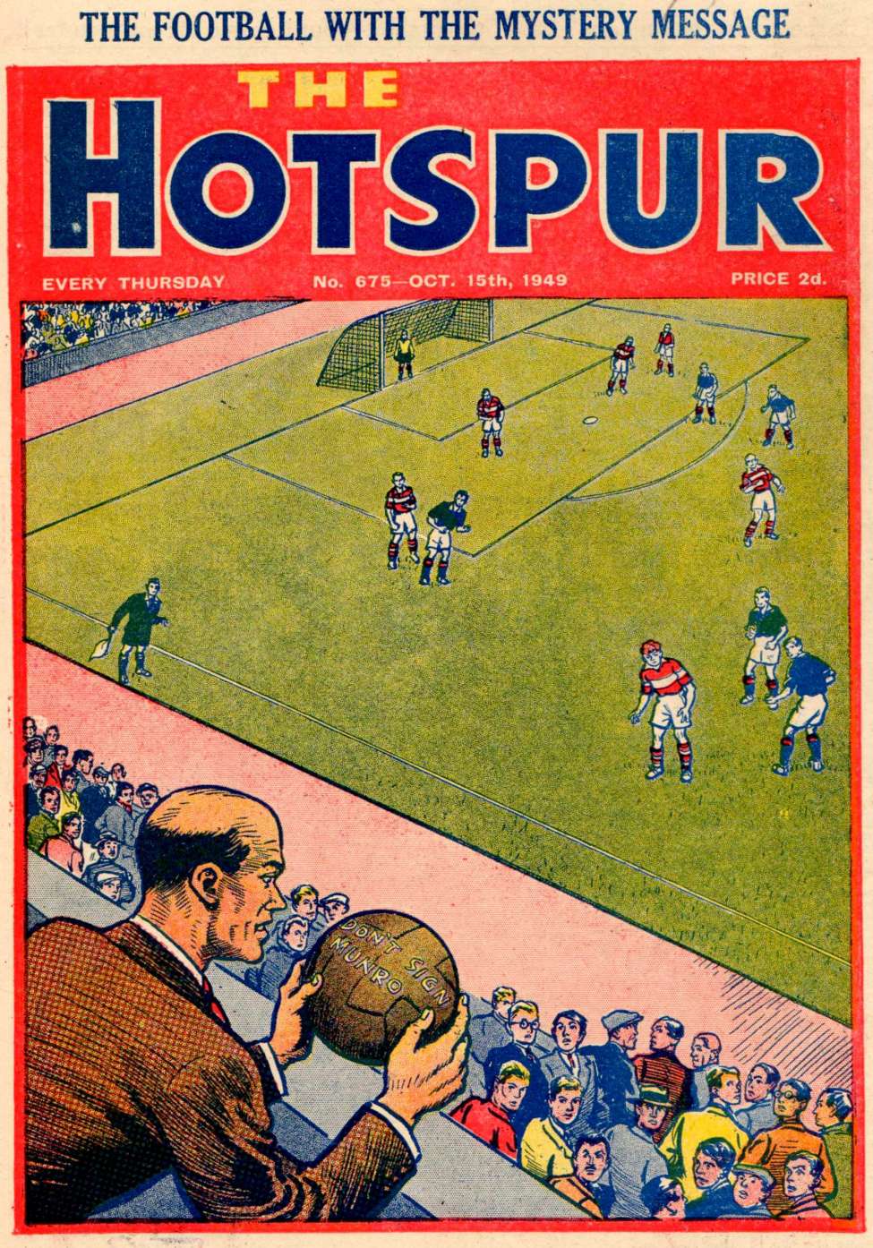 Comic Book Cover For The Hotspur 675