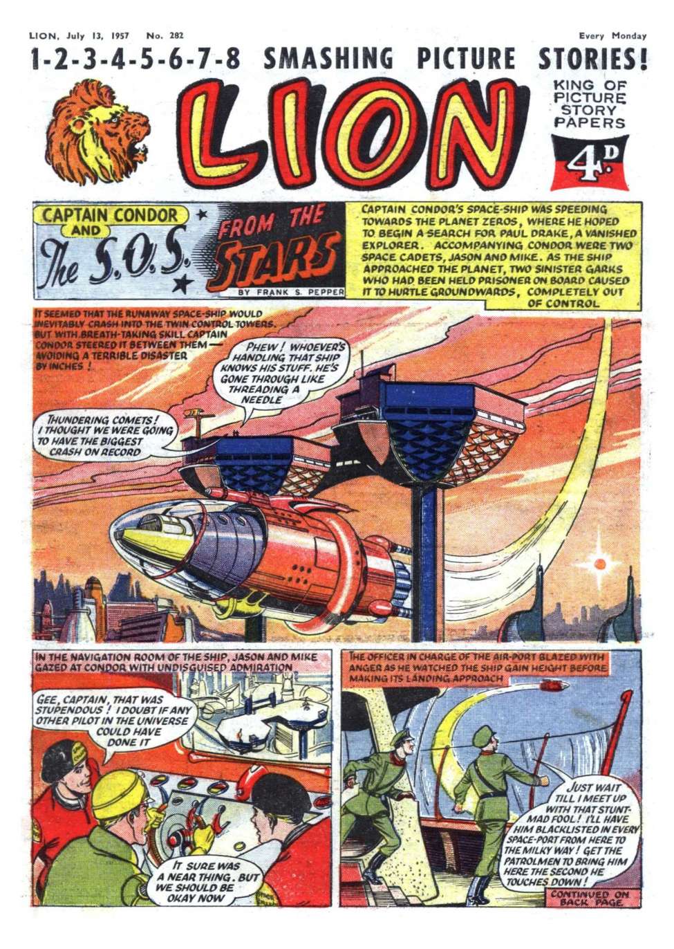 Comic Book Cover For Lion 282