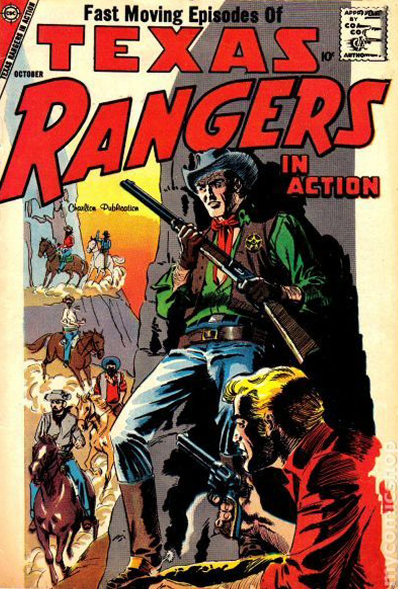 Comic Book Cover For Texas Rangers in Action 13