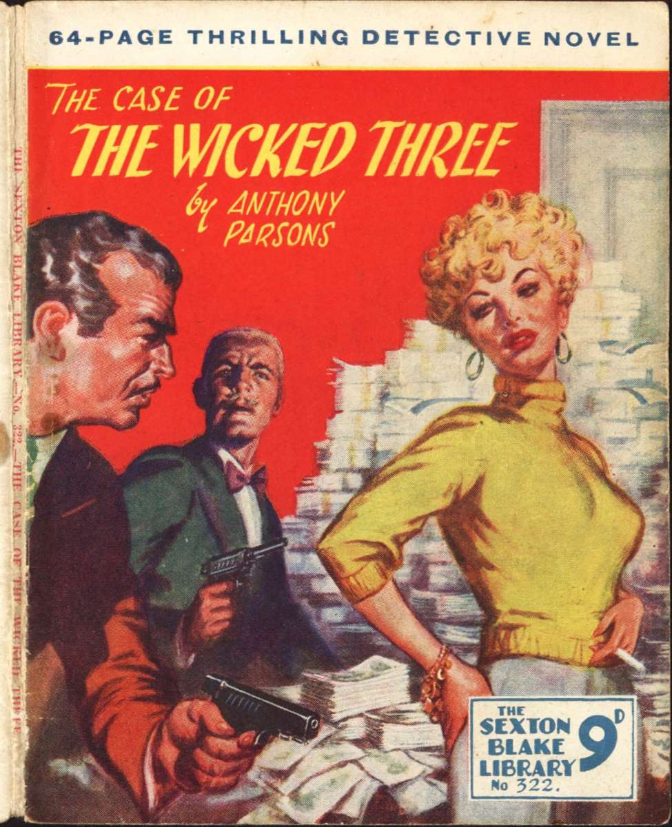Book Cover For Sexton Blake Library S3 322 - The Case of the Wicked Three