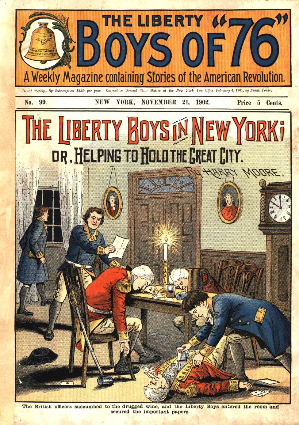 Book Cover For The Liberty Boys of 76 99 - The Liberty Boys in New York