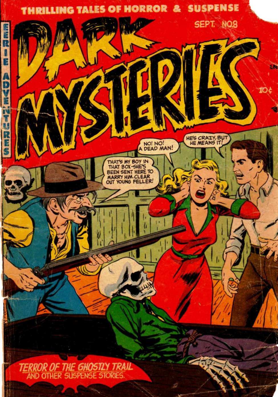 Comic Book Cover For Dark Mysteries 8