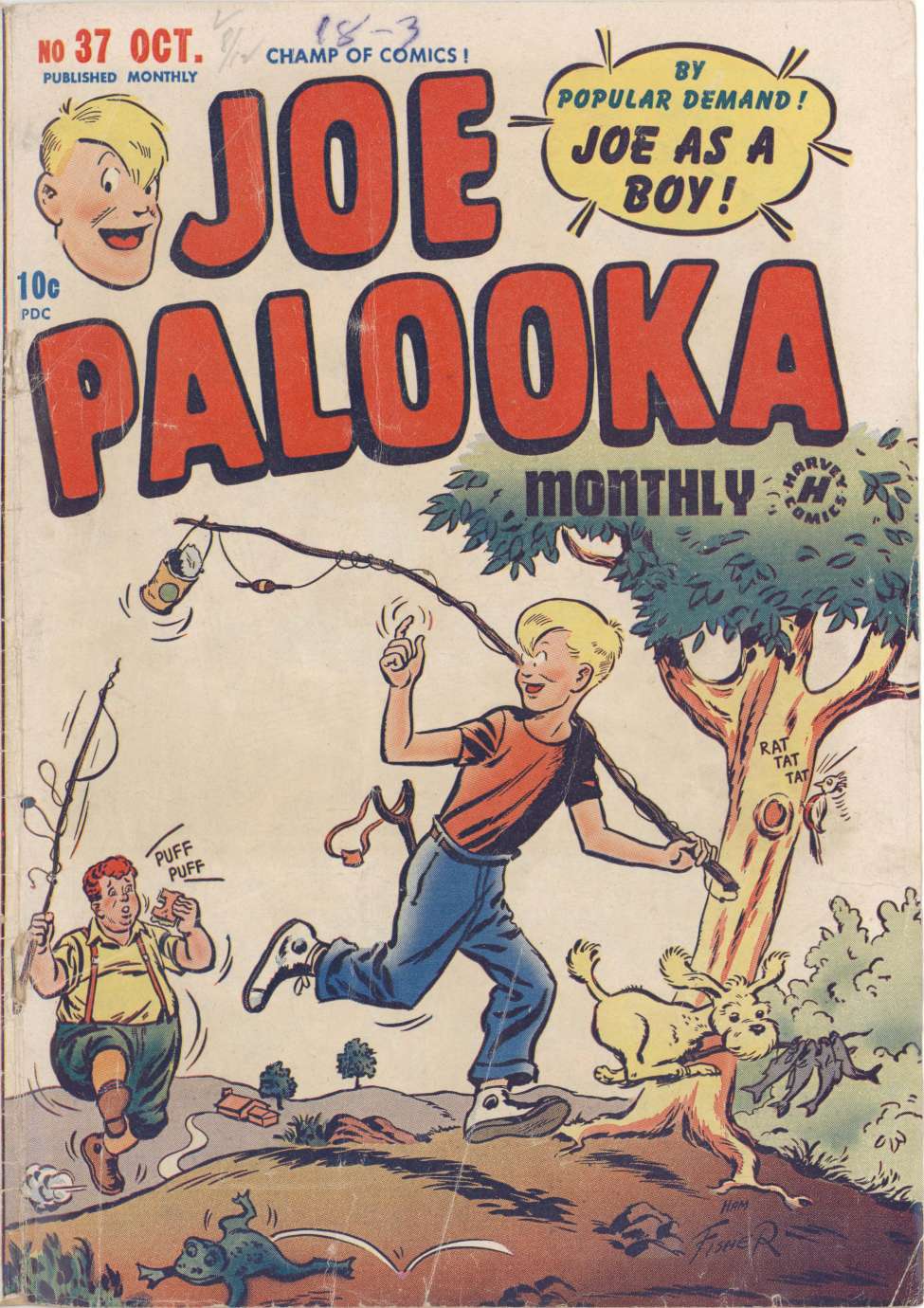 Book Cover For Joe Palooka Comics 37 - Version 2
