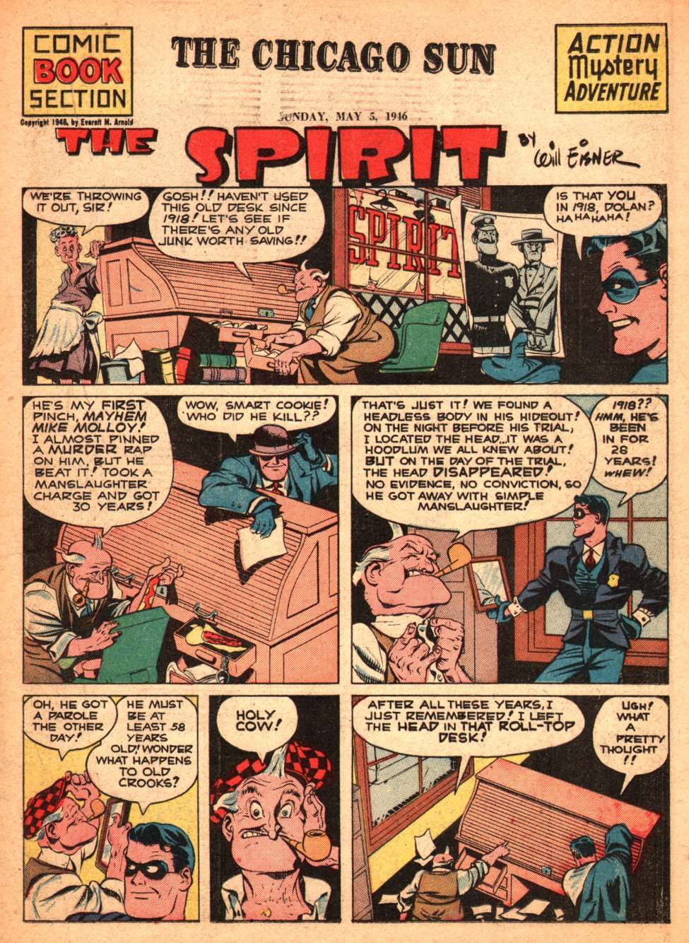 Book Cover For The Spirit (1946-05-05) - Chicago Sun