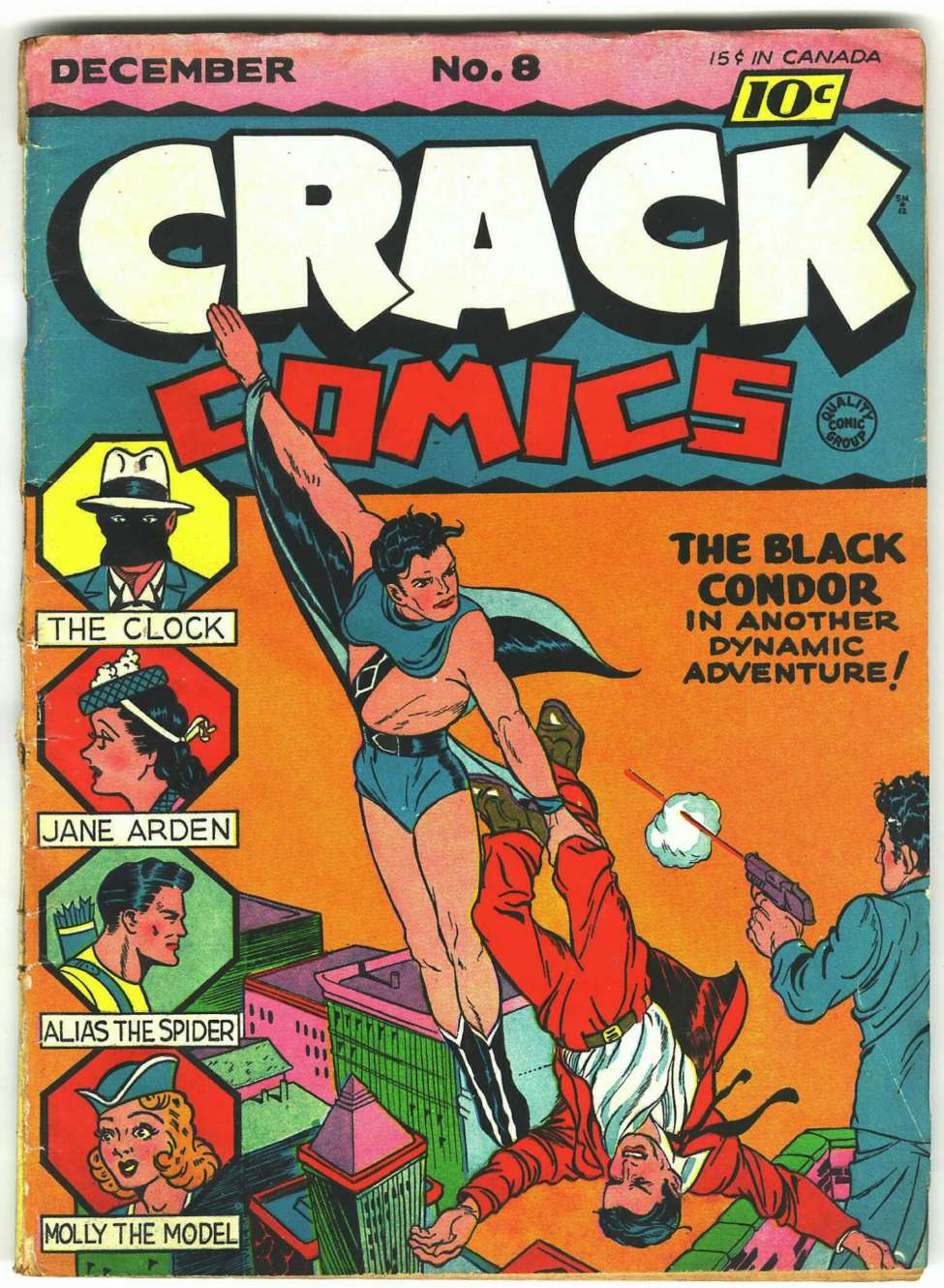 Comic Book Cover For Crack Comics 8 - Version 1