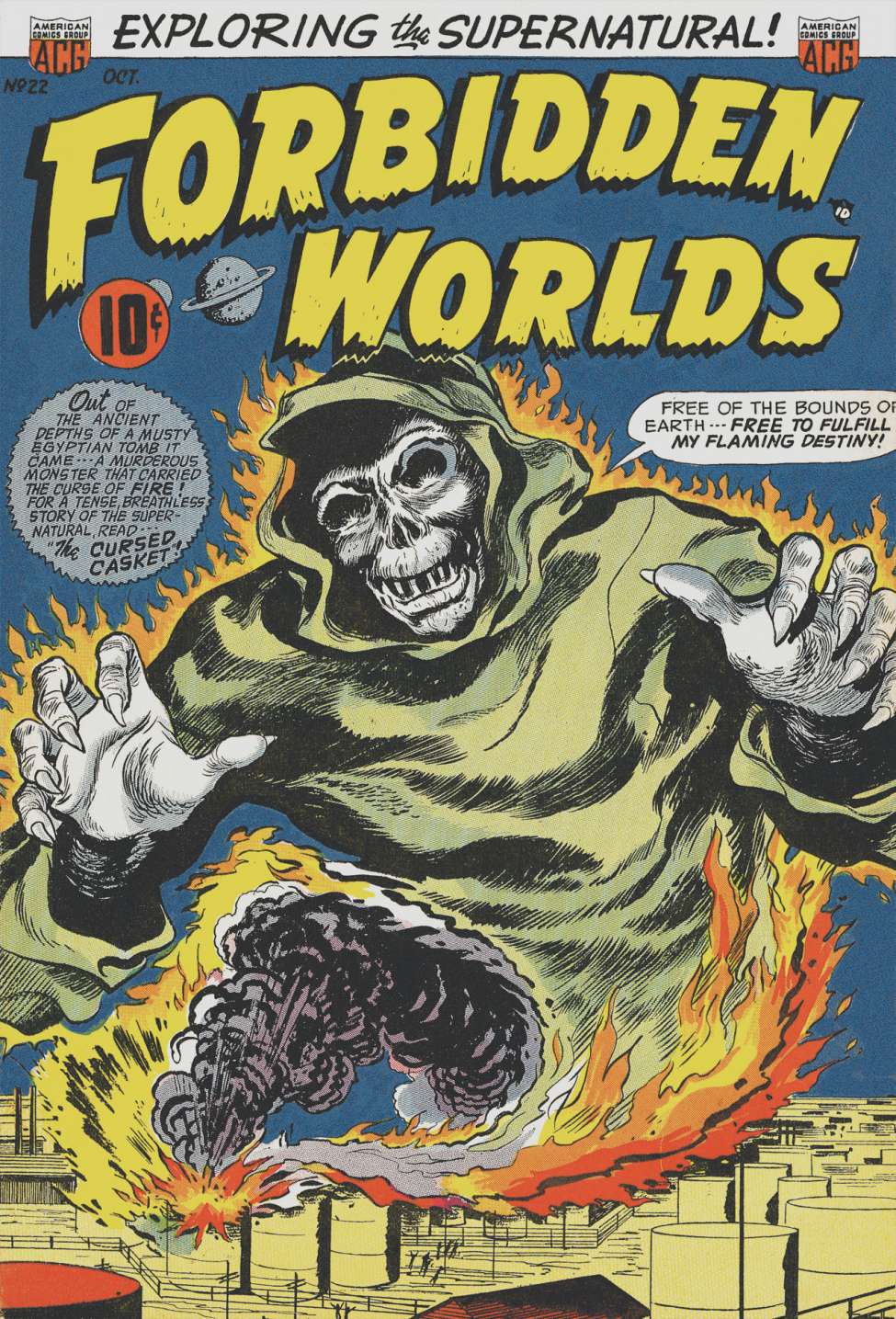 Comic Book Cover For Forbidden Worlds 22