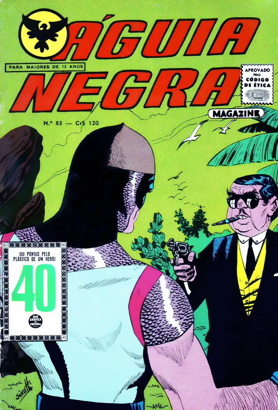 Comic Book Cover For Aguia Negra 83