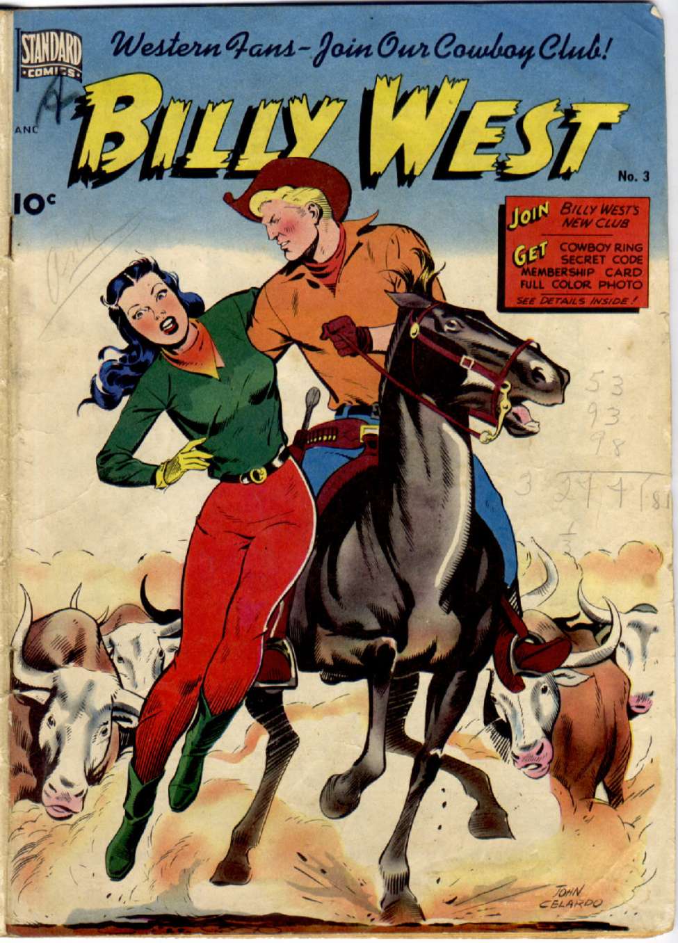 Comic Book Cover For Billy West 3