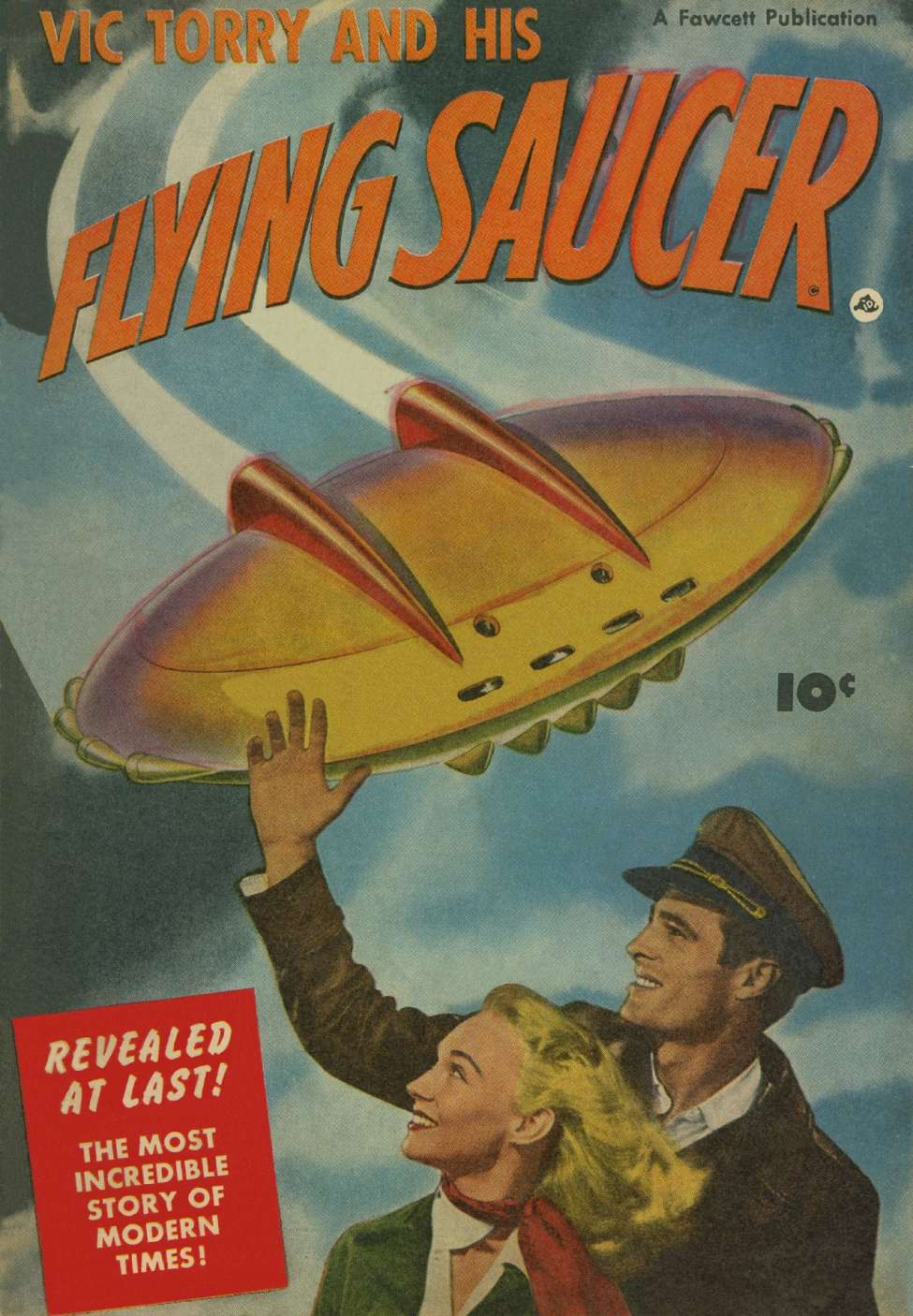 Book Cover For Vic Torry and His Flying Saucer - Version 1
