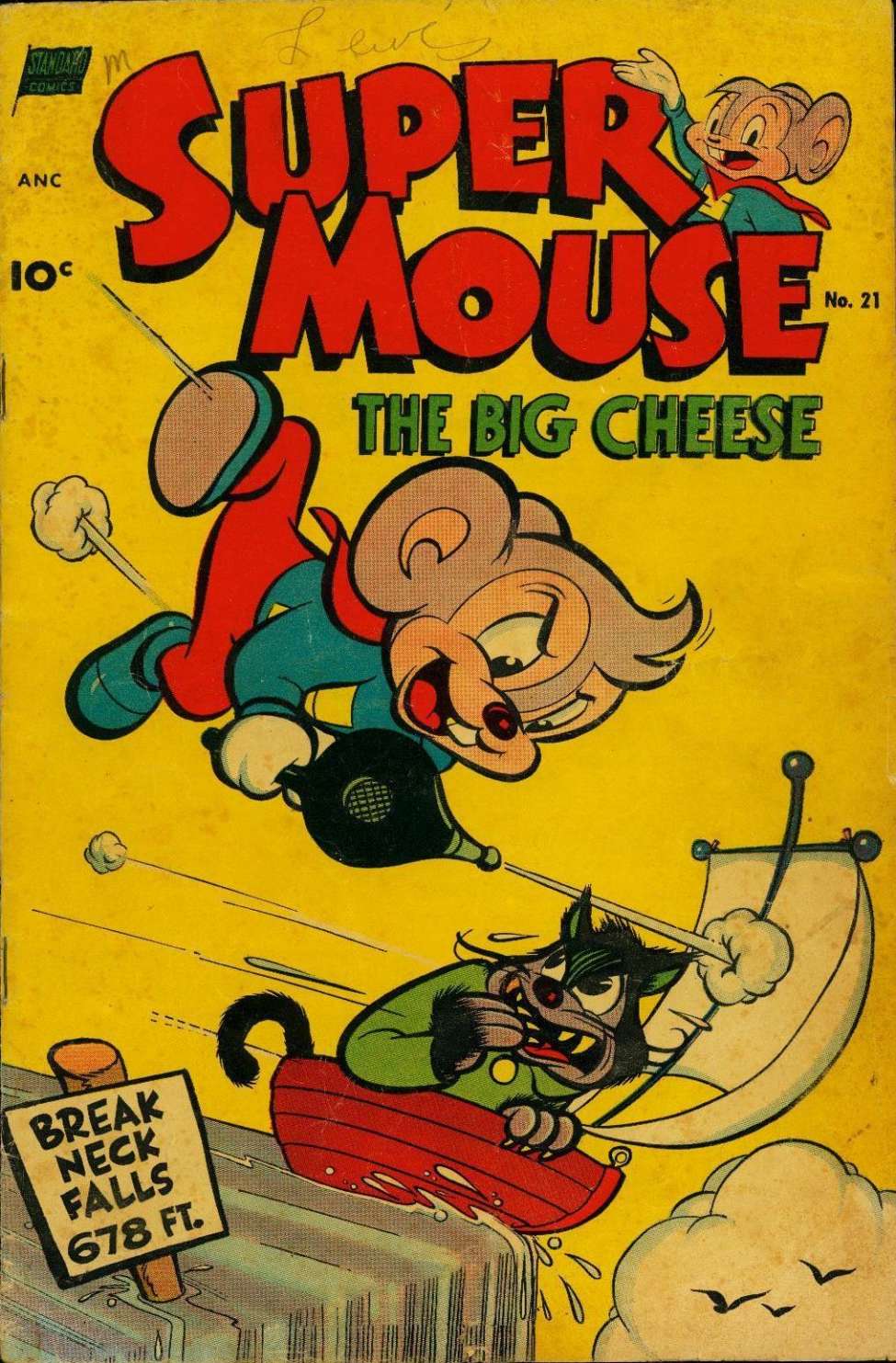 Comic Book Cover For Supermouse 21 - Version 1