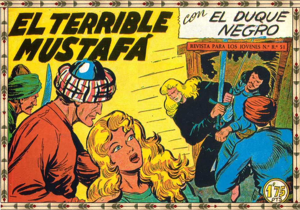 Comic Book Cover For El Duque Negro 41 - El Terrible Mustafá