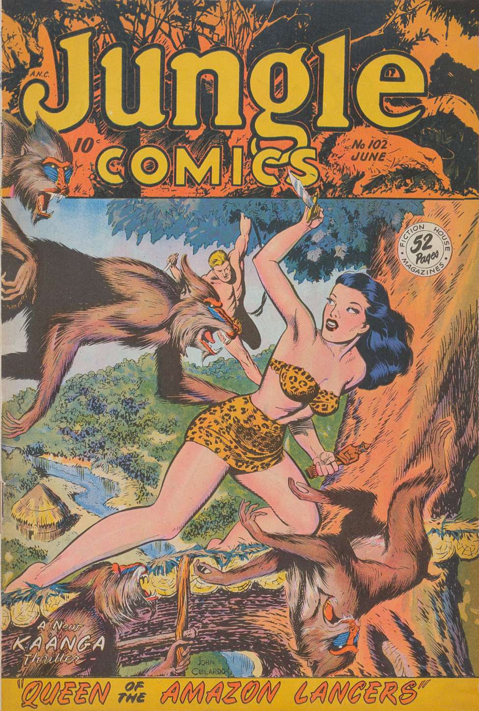 Book Cover For Jungle Comics 102