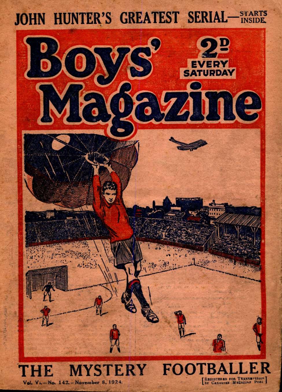 Book Cover For Boys' Magazine 142