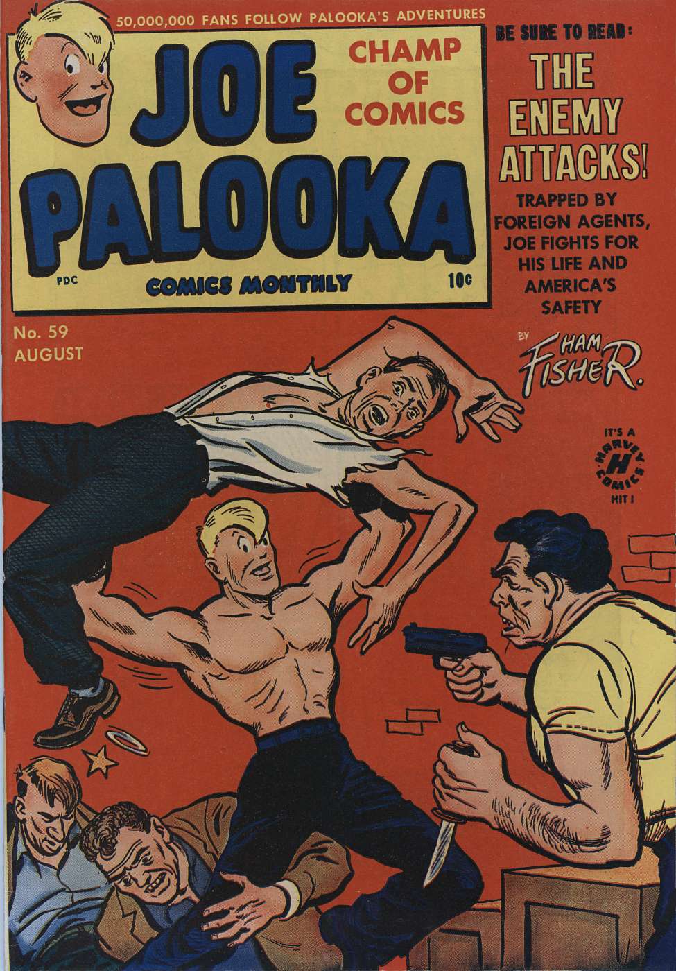 Book Cover For Joe Palooka Comics 59