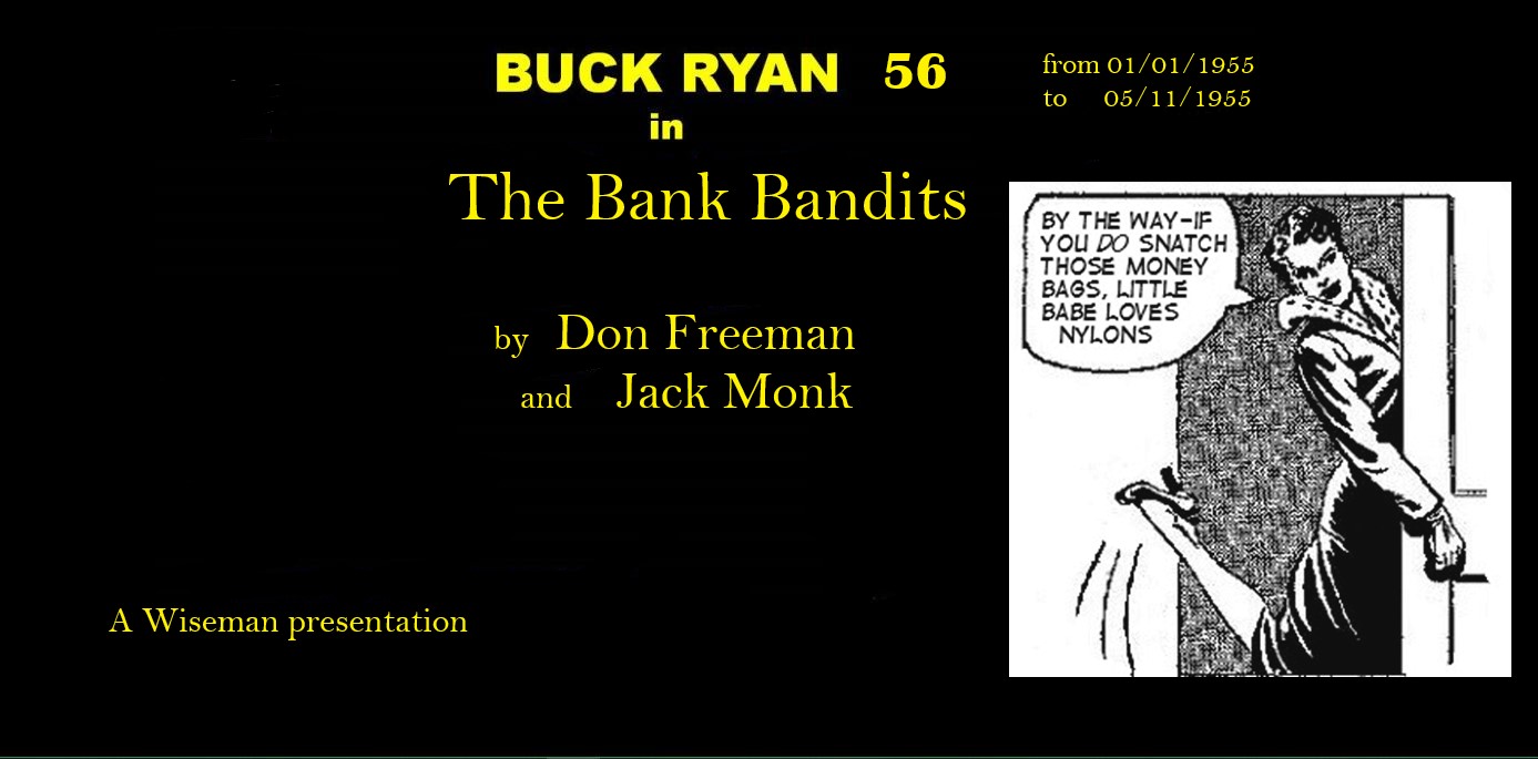 Comic Book Cover For Buck Ryan 56 - The Bank Bandits