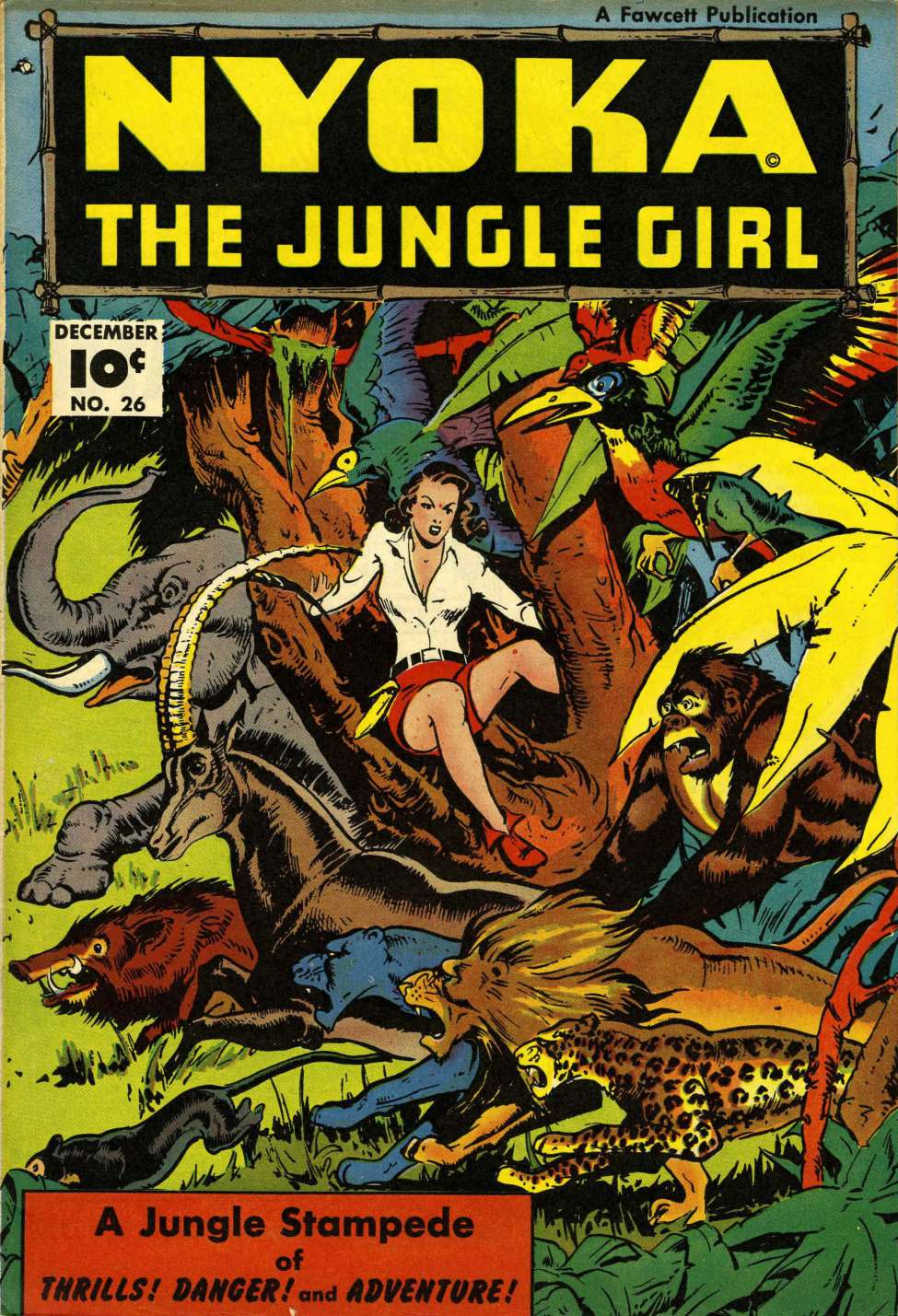 Book Cover For Nyoka the Jungle Girl 26 - Version 2