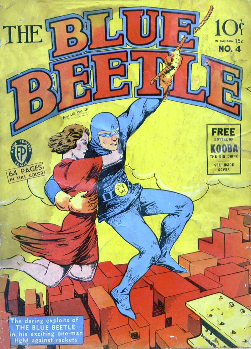 Comic Book Cover For Blue Beetle 4 (alt) - Version 3