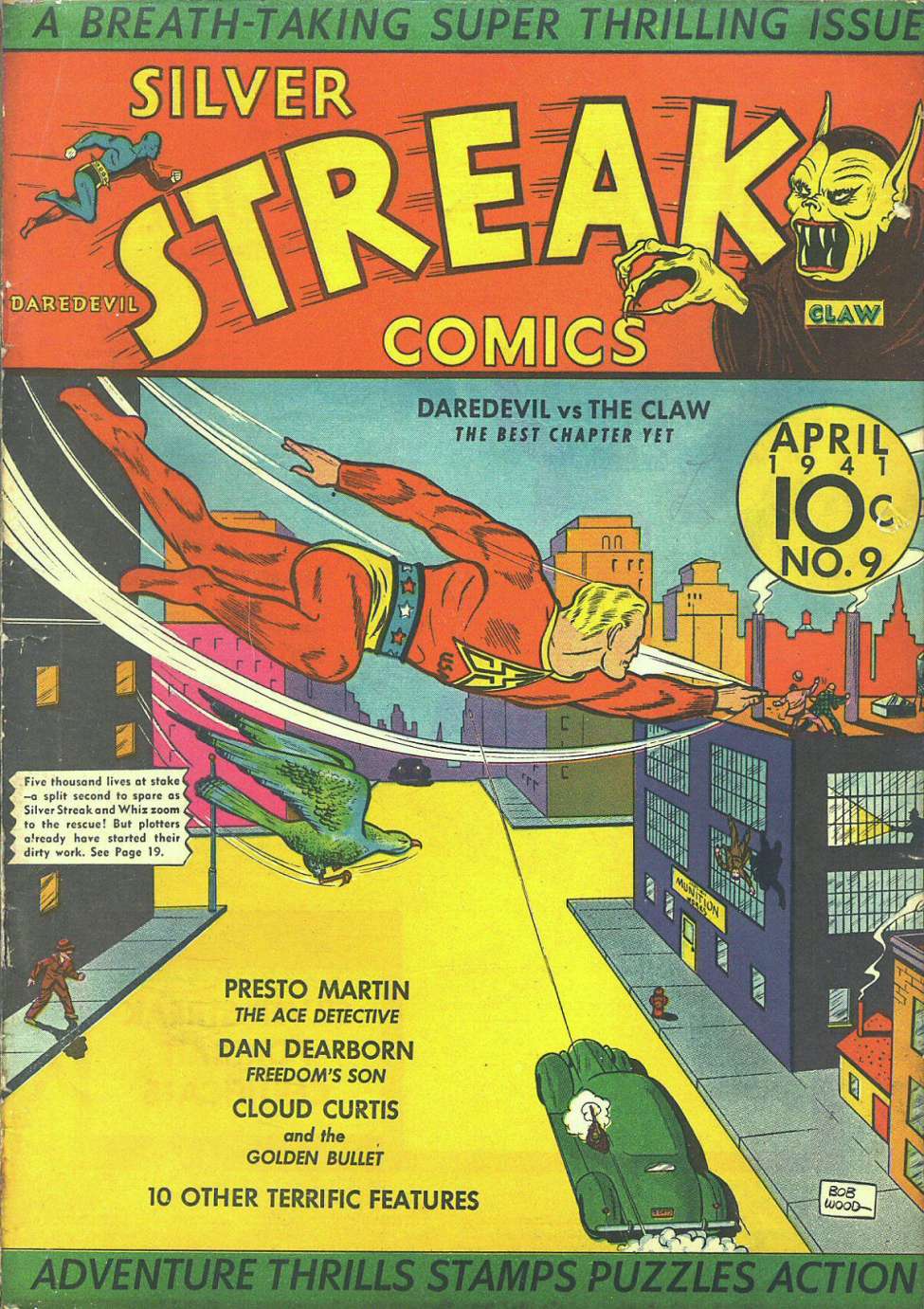 Book Cover For Silver Streak Comics 9