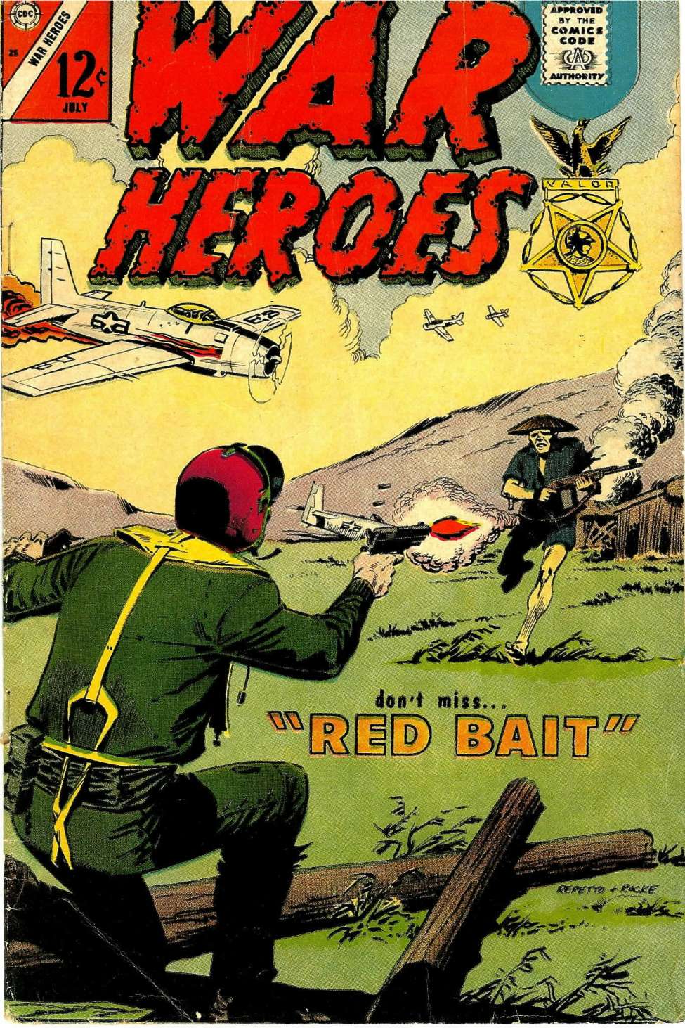 Comic Book Cover For War Heroes 25