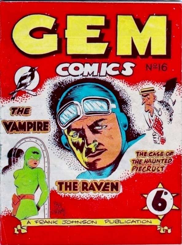 Comic Book Cover For Gem Comics 16