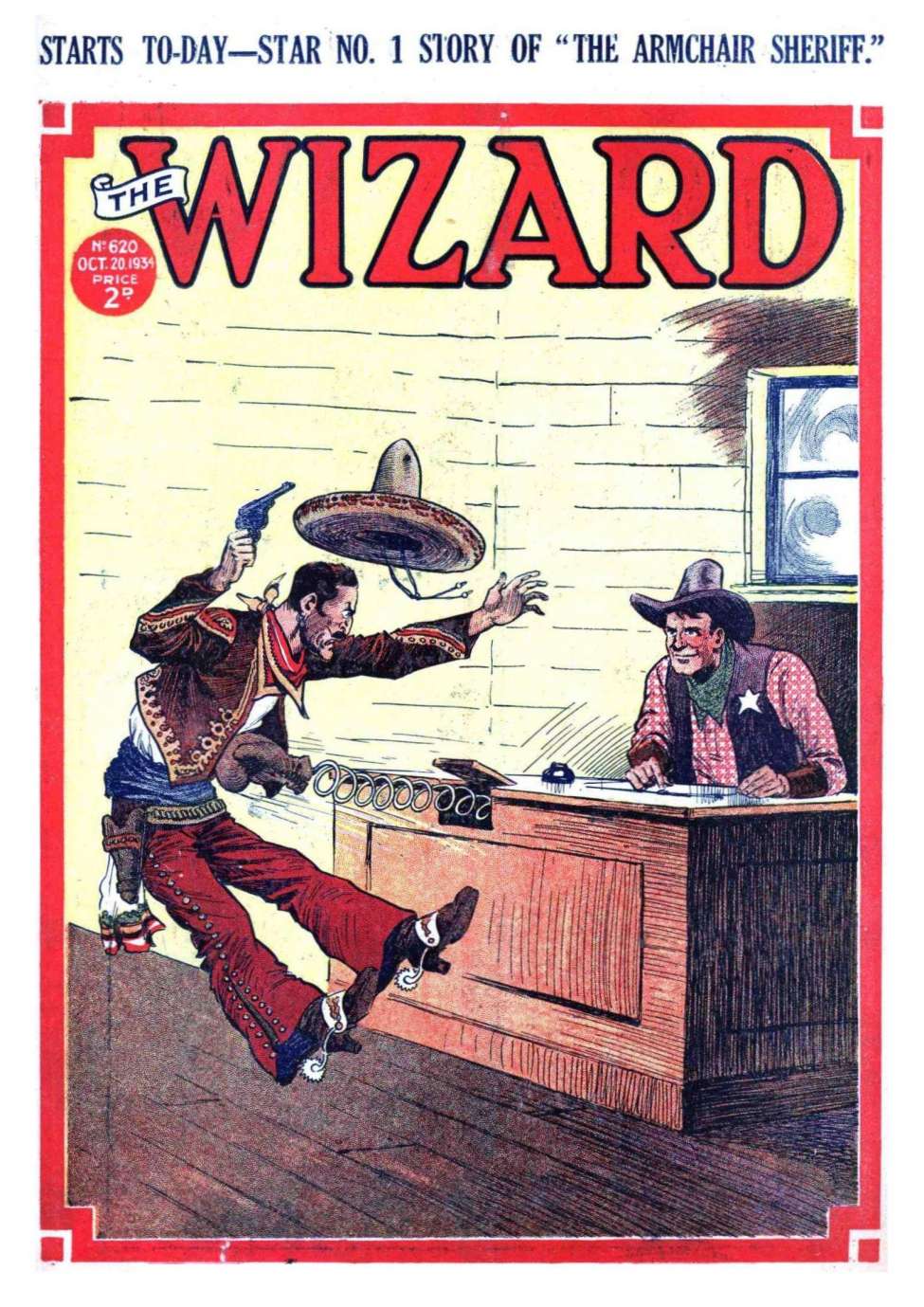 Comic Book Cover For The Wizard 620
