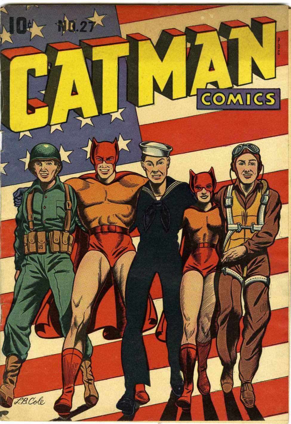 Book Cover For Cat-Man Comics 27