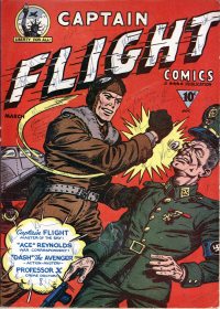 Large Thumbnail For Captain Flight Comics 1 (alt) - Version 2