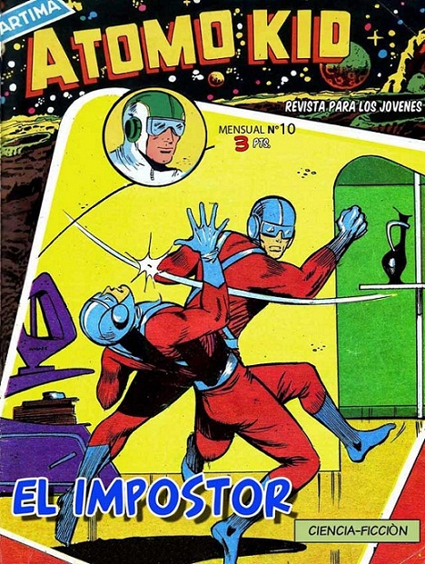 Comic Book Cover For Atomo Kid 10 El impostor