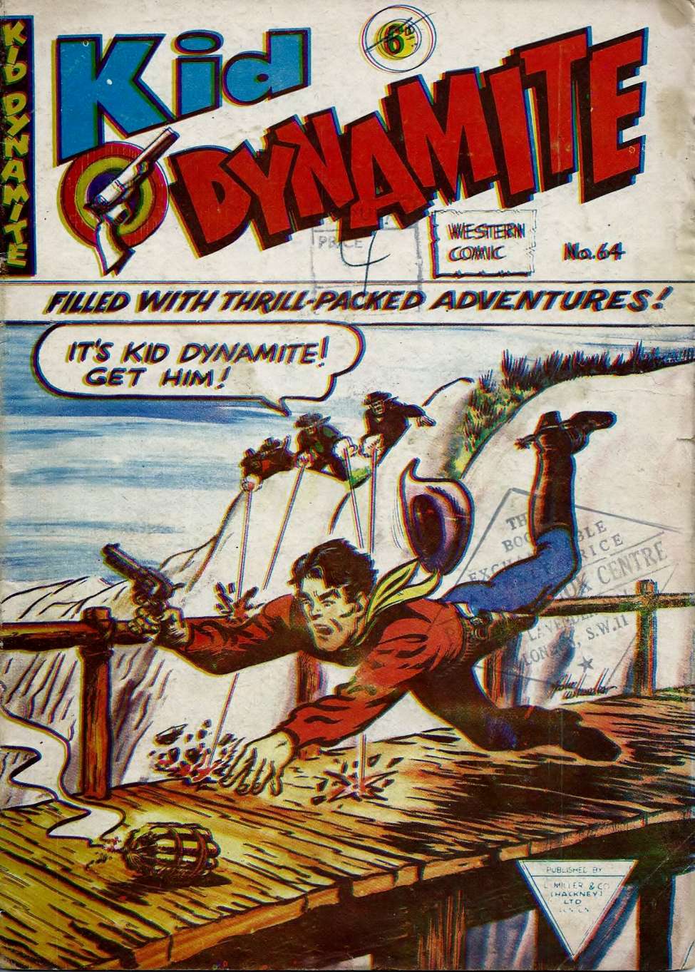 Book Cover For Kid Dynamite Western Comic 64