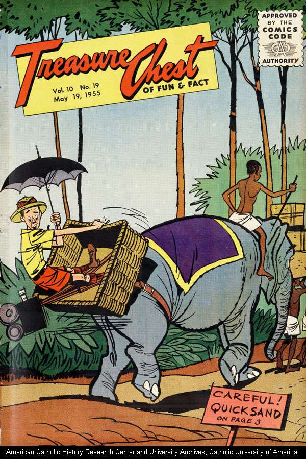 Comic Book Cover For Treasure Chest of Fun and Fact v10 19