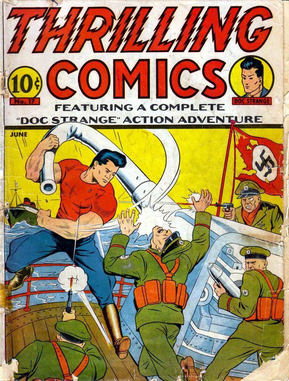 Comic Book Cover For Thrilling Comics 17 (2 fiche)