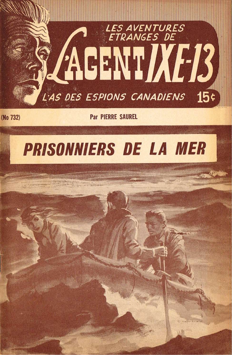 Book Cover For L'Agent IXE-13 v2 732 - Prisonniers de la mer