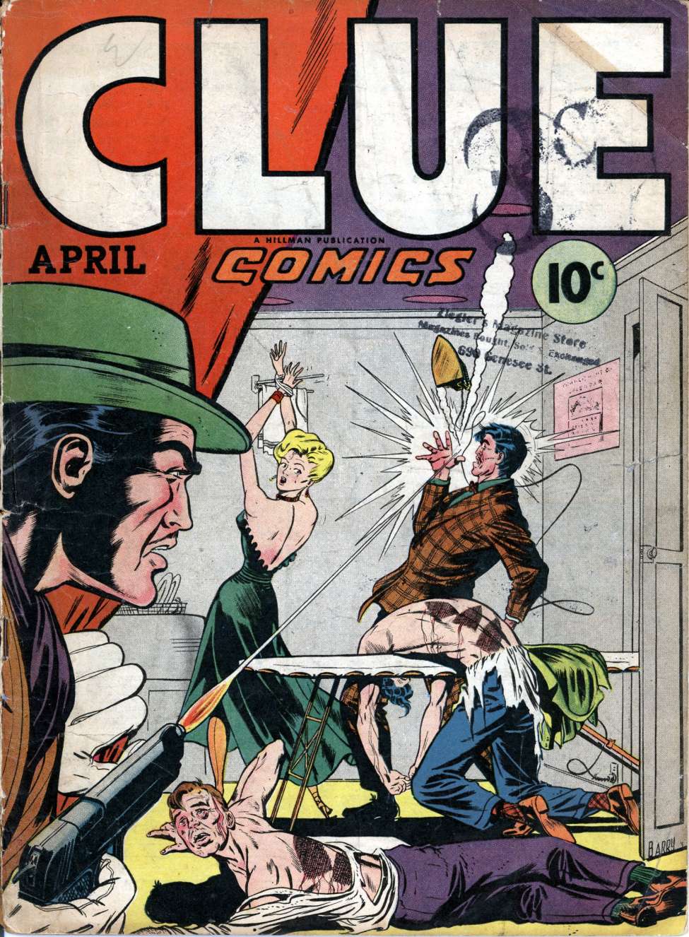 Comic Book Cover For Clue Comics 14 (v2 2)