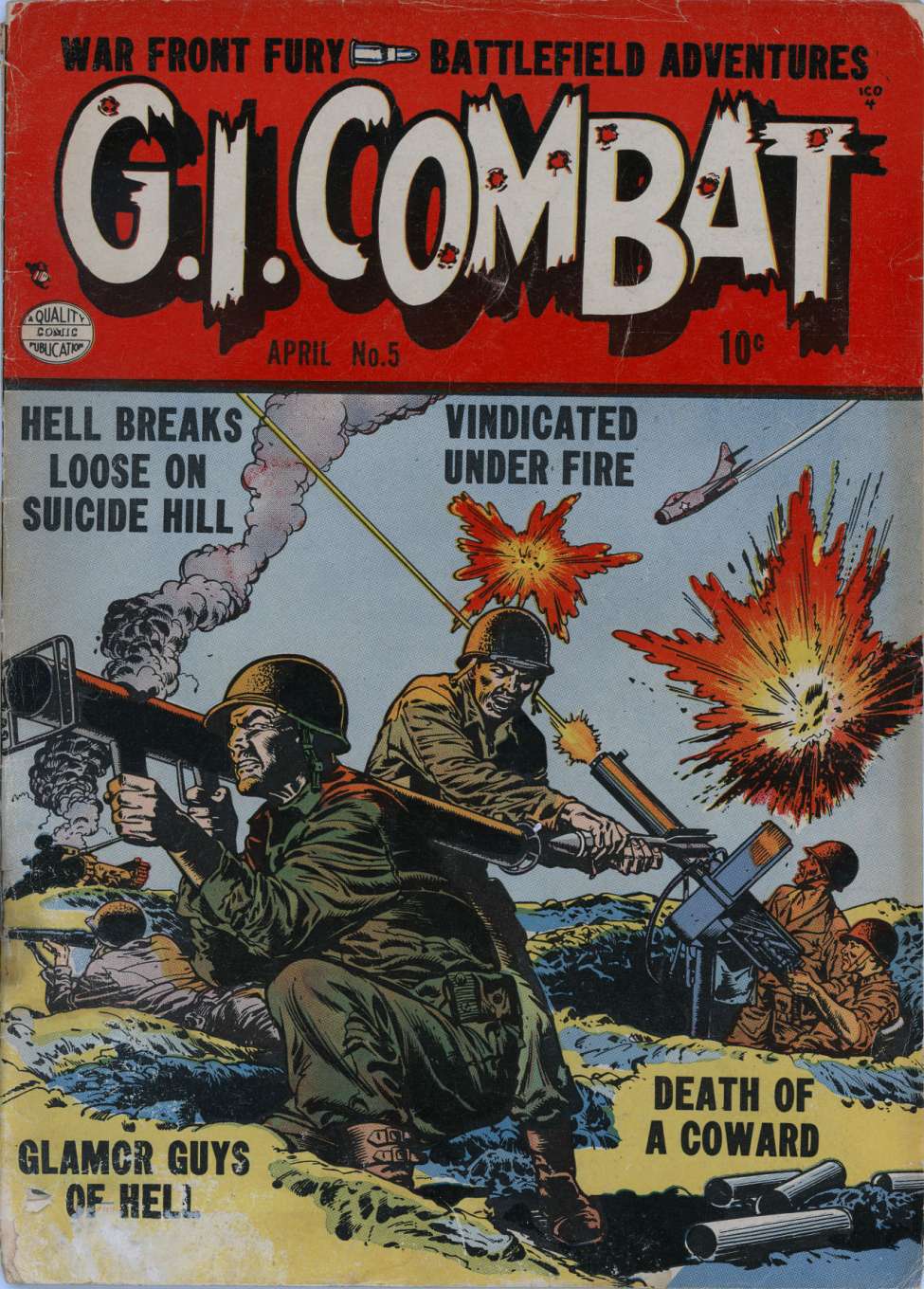 Comic Book Cover For G.I. Combat 5