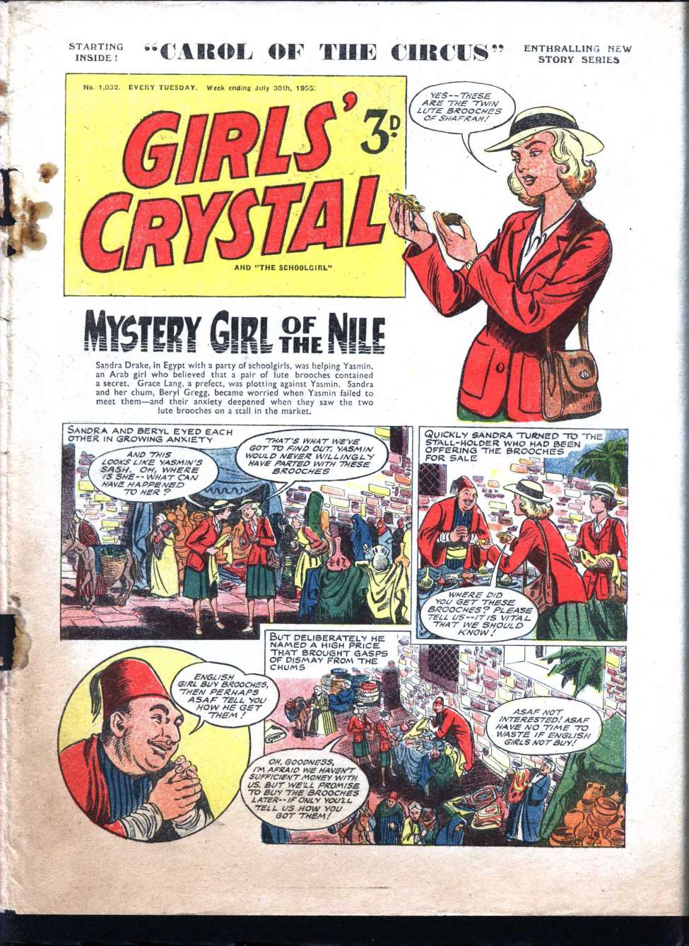 Book Cover For Girls' Crystal 1032
