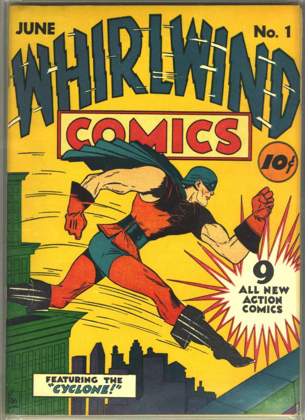 Comic Book Cover For Whirlwind Comics 1 - Version 1
