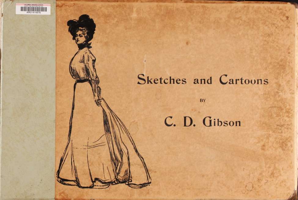 Book Cover For Sketches and Cartoons - Charles Dana Gibson