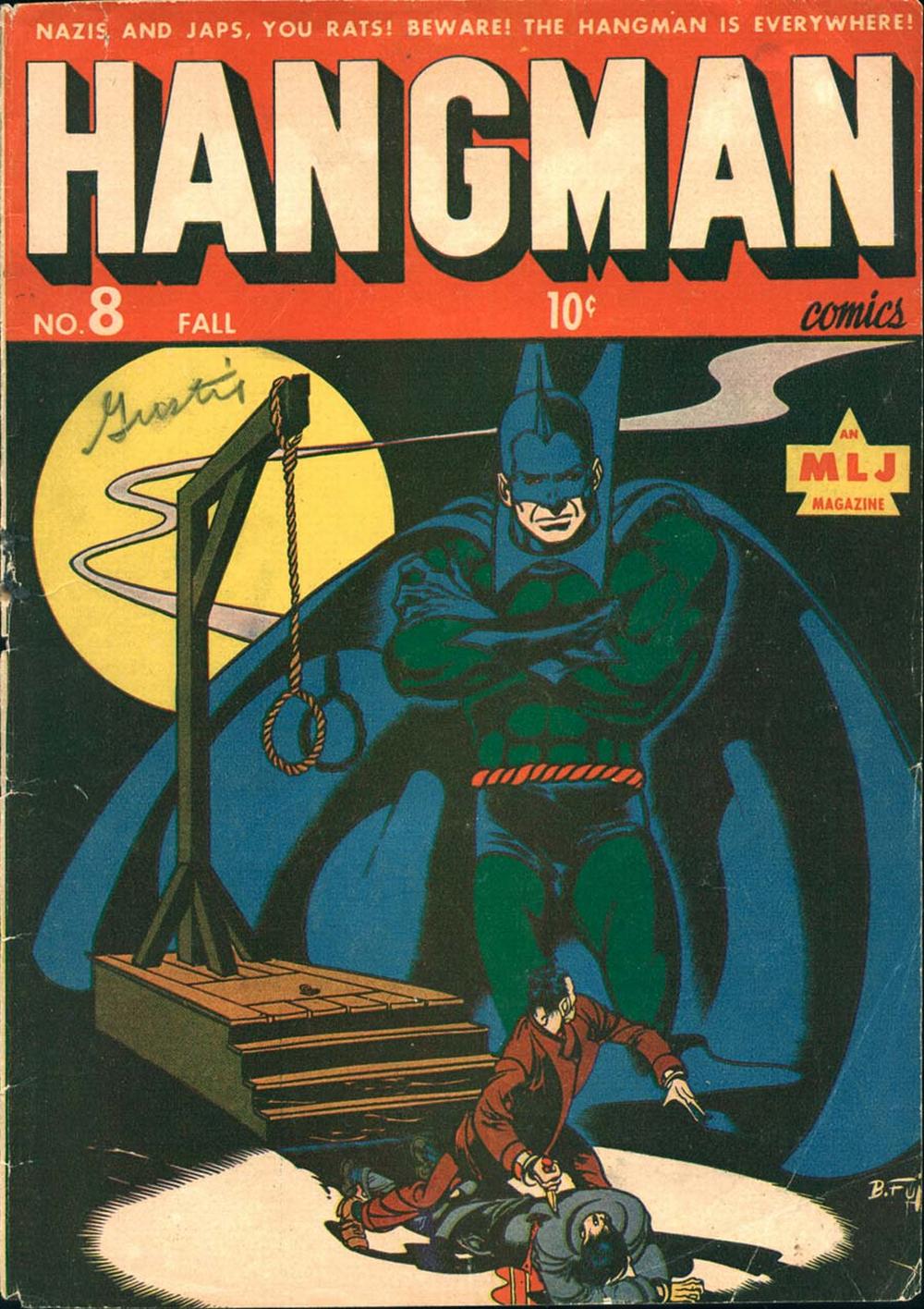 Comic Book Cover For Hangman Comics 8