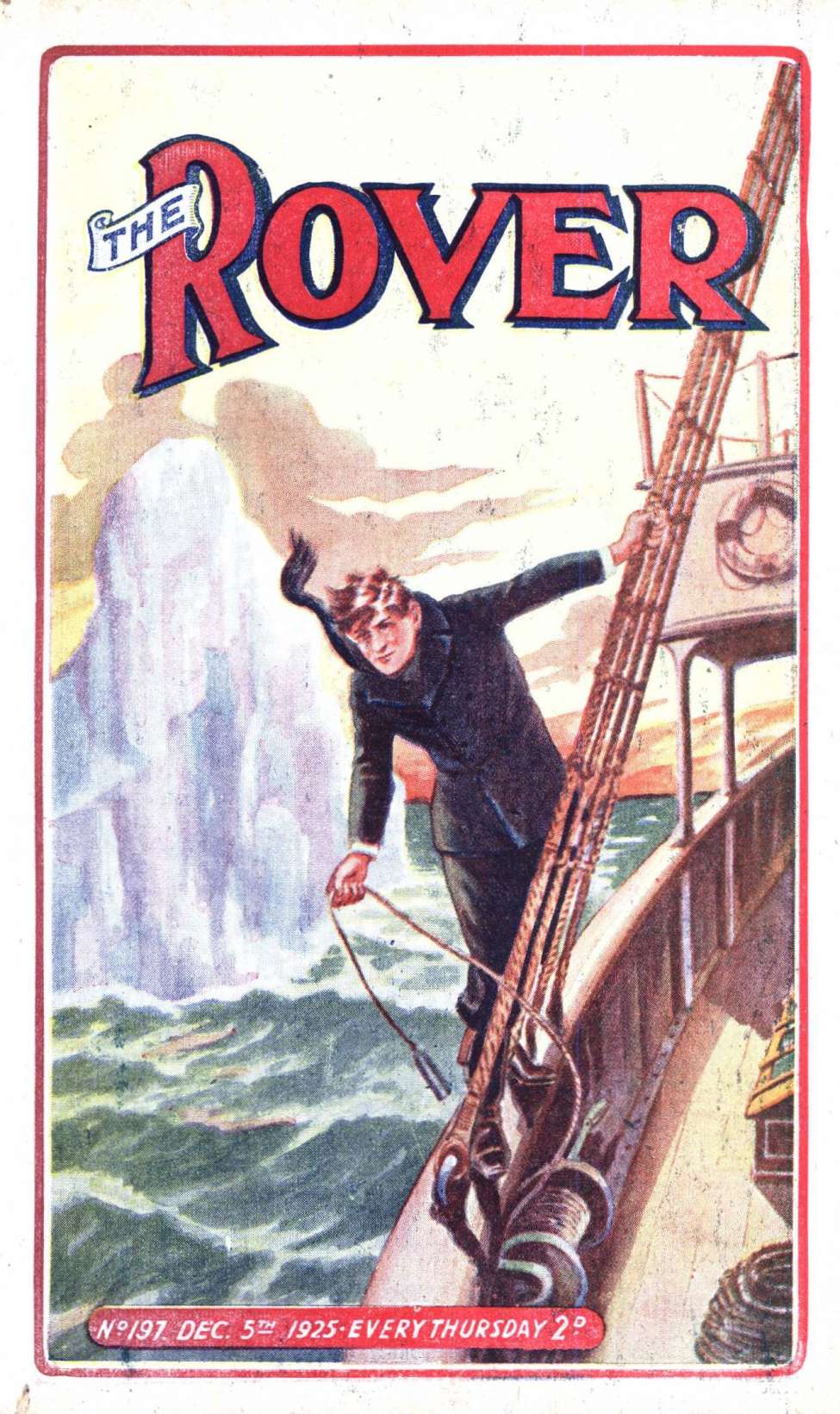 Comic Book Cover For The Rover 197