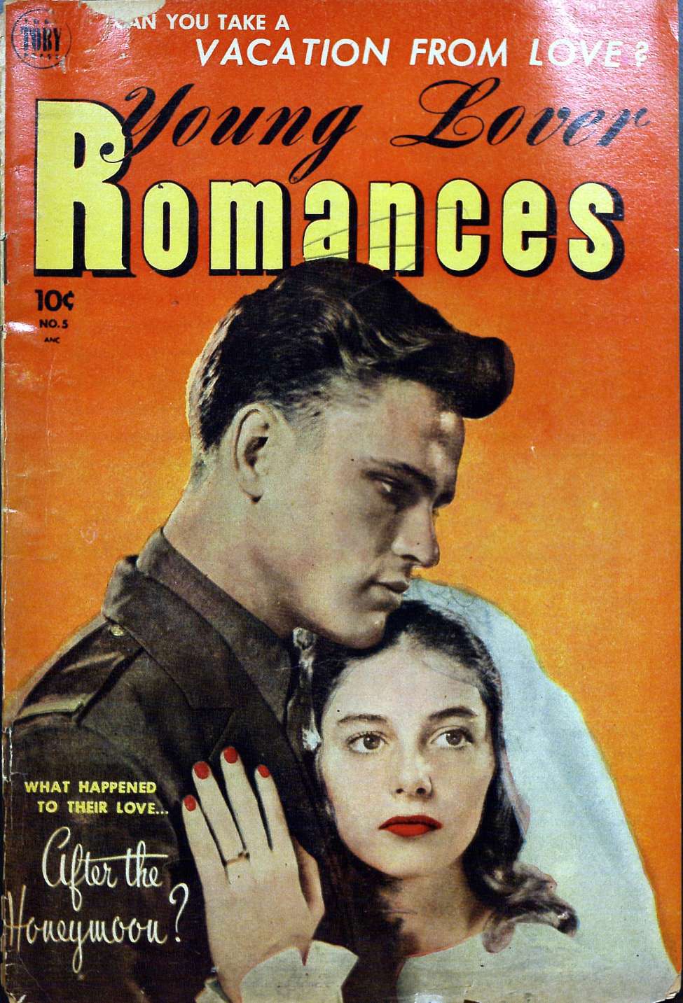 Comic Book Cover For Young Lover Romances 5