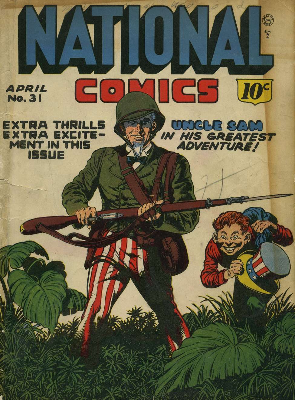 Comic Book Cover For National Comics 31