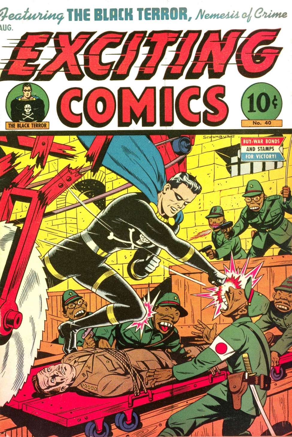 Book Cover For Exciting Comics 40