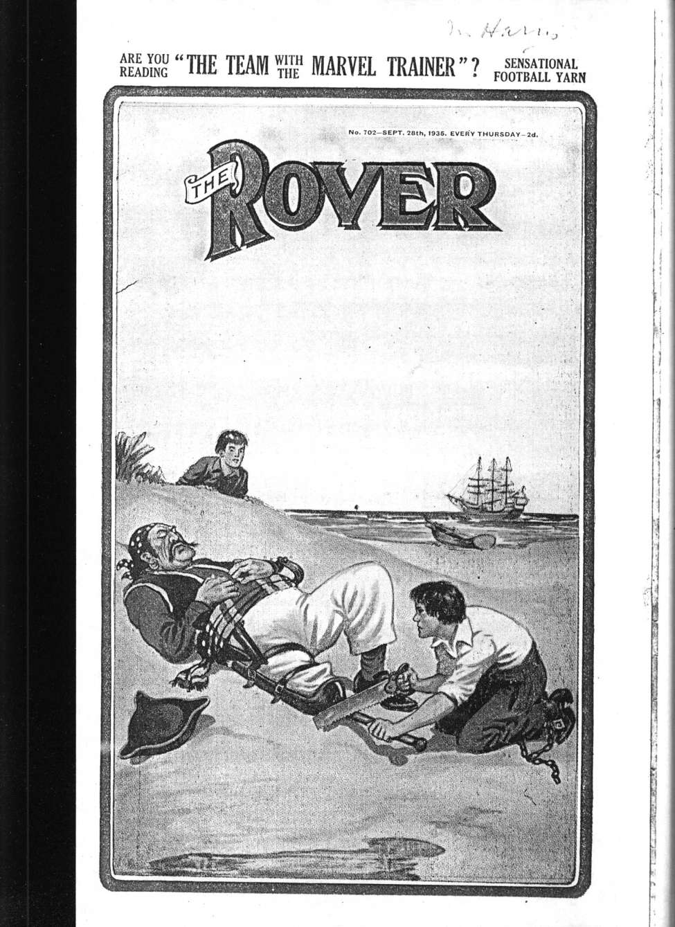 Book Cover For The Rover 702