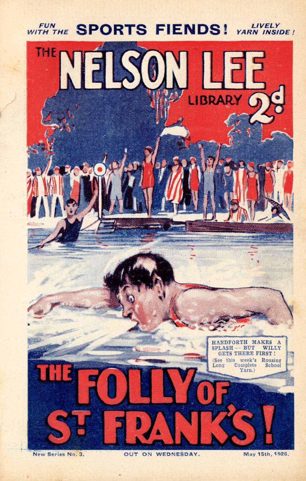 Comic Book Cover For Nelson Lee Library s2 3 - The Folly Of St. Franks!