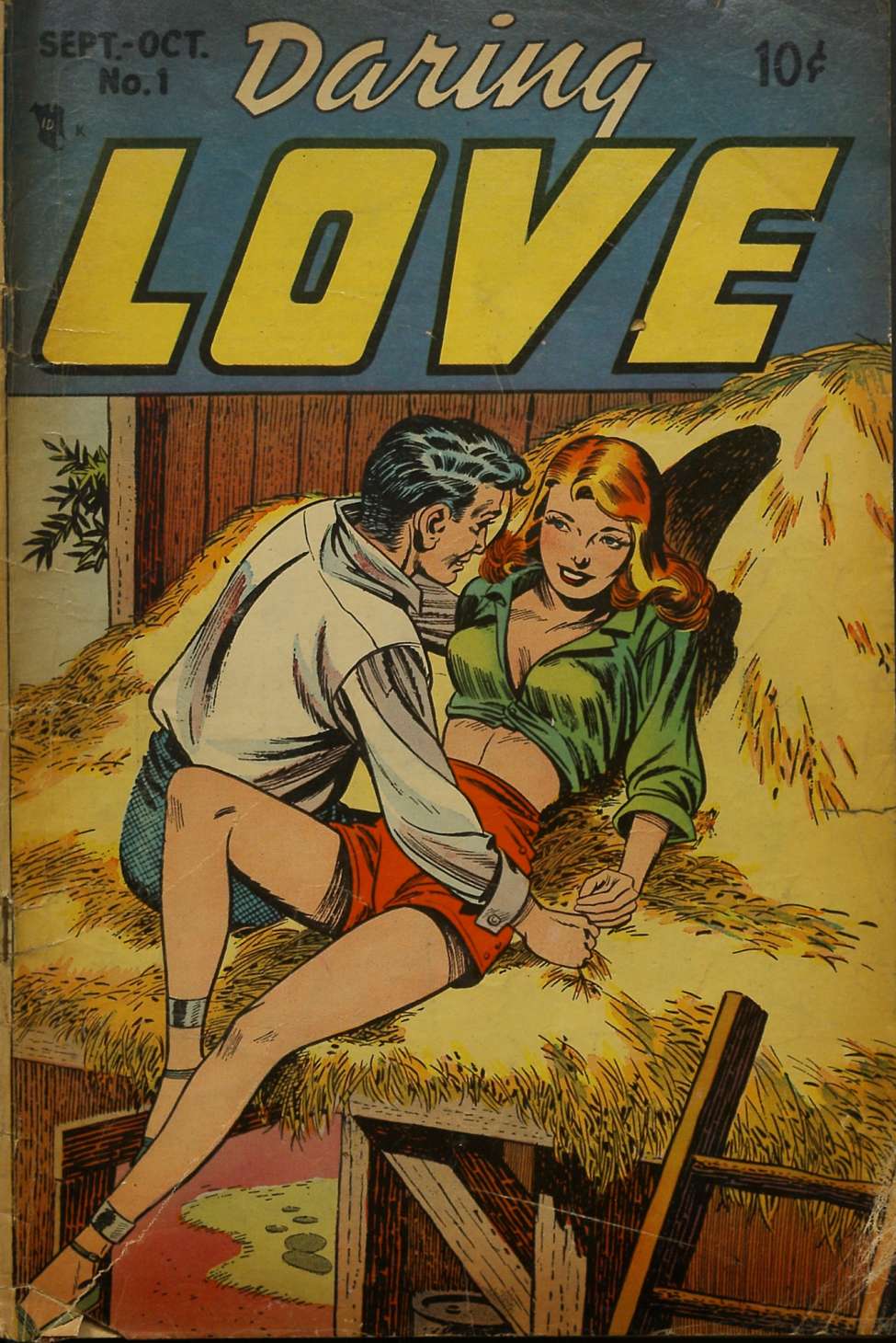Comic Book Cover For Daring Love 1 - Version 2
