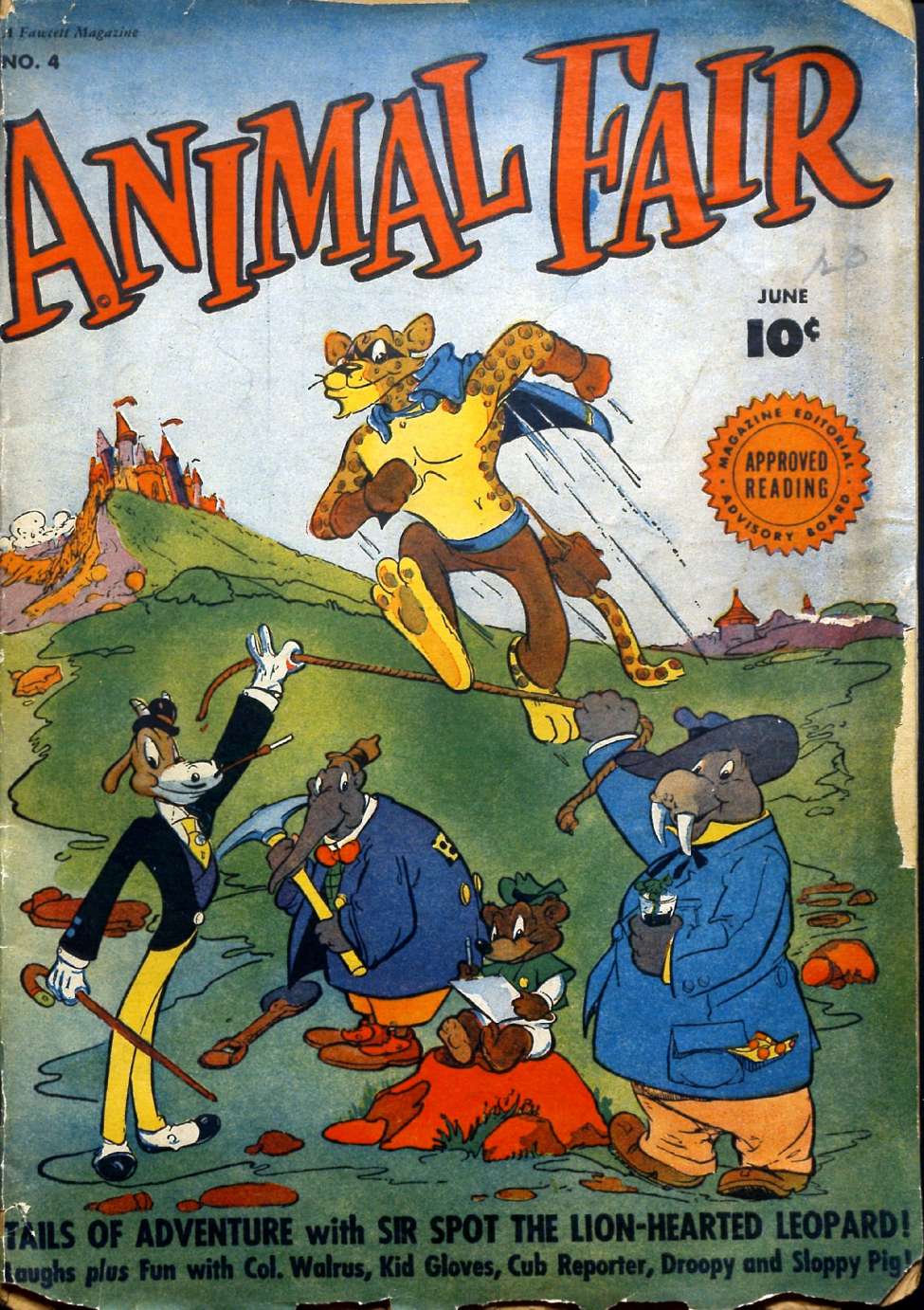 Book Cover For Animal Fair 4