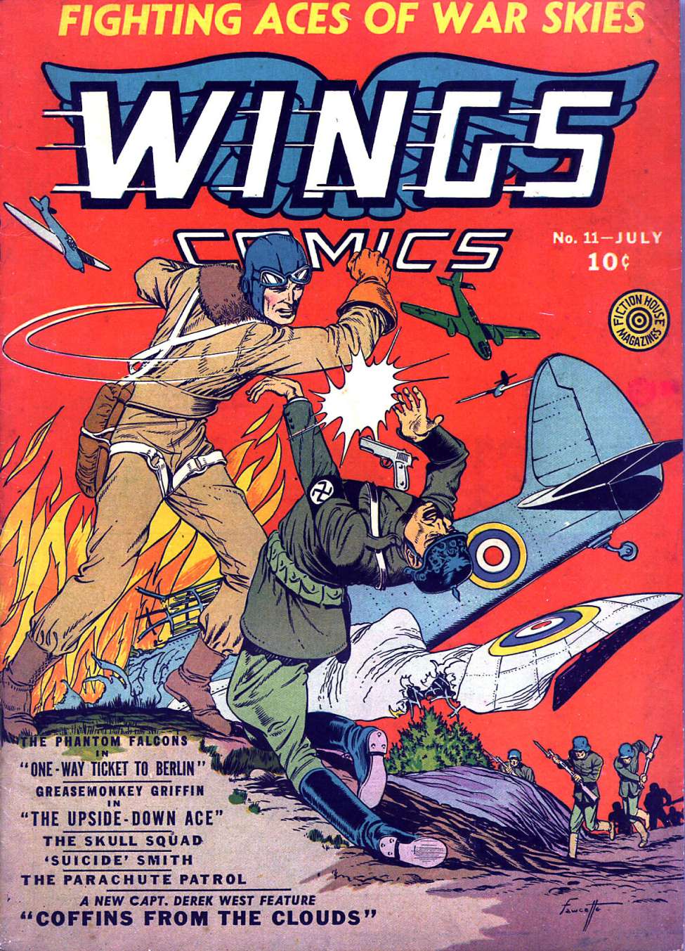 Comic Book Cover For Wings Comics 11